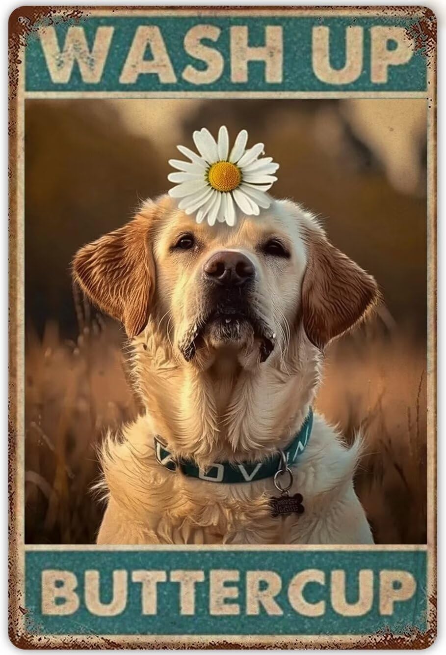 Anceky Labrador Diamond Art Kits for Adults- Wash Up Buttercup Bathroom Decor 5D Diamond Painting Kits Dog Painting Arts Crafts for Adults Home Wall Decor 8X12 Inch
