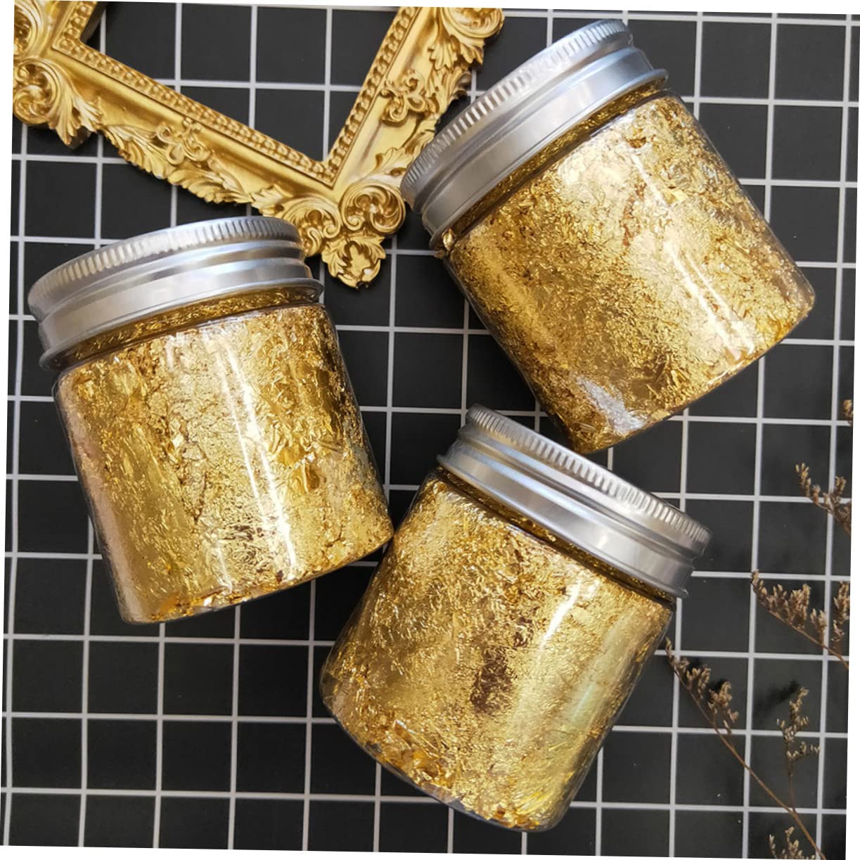 minkissy Juego De 3 Láminas De Aluminio Para Uñas De 2 10 G Dorado Y Plateado Para Decoración De Uñas Papel De Aluminio Decorativo Para Manualidades.