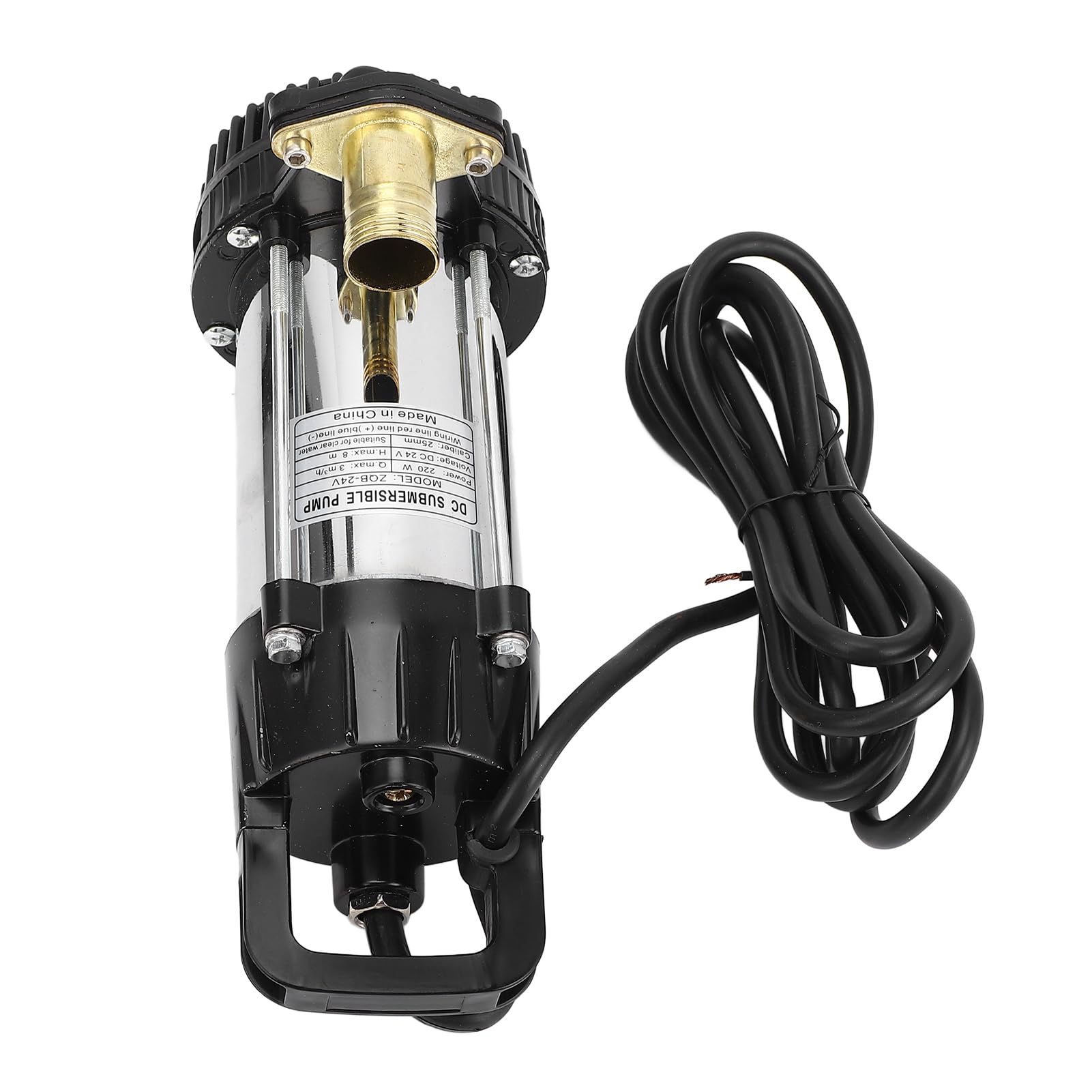 DC24V pompa zatapialna odporna na zużycie wirnik odśrodkowy pełny silnik miedziany 220 W 3 metry 8 m podnośnik do odpływu basenowego