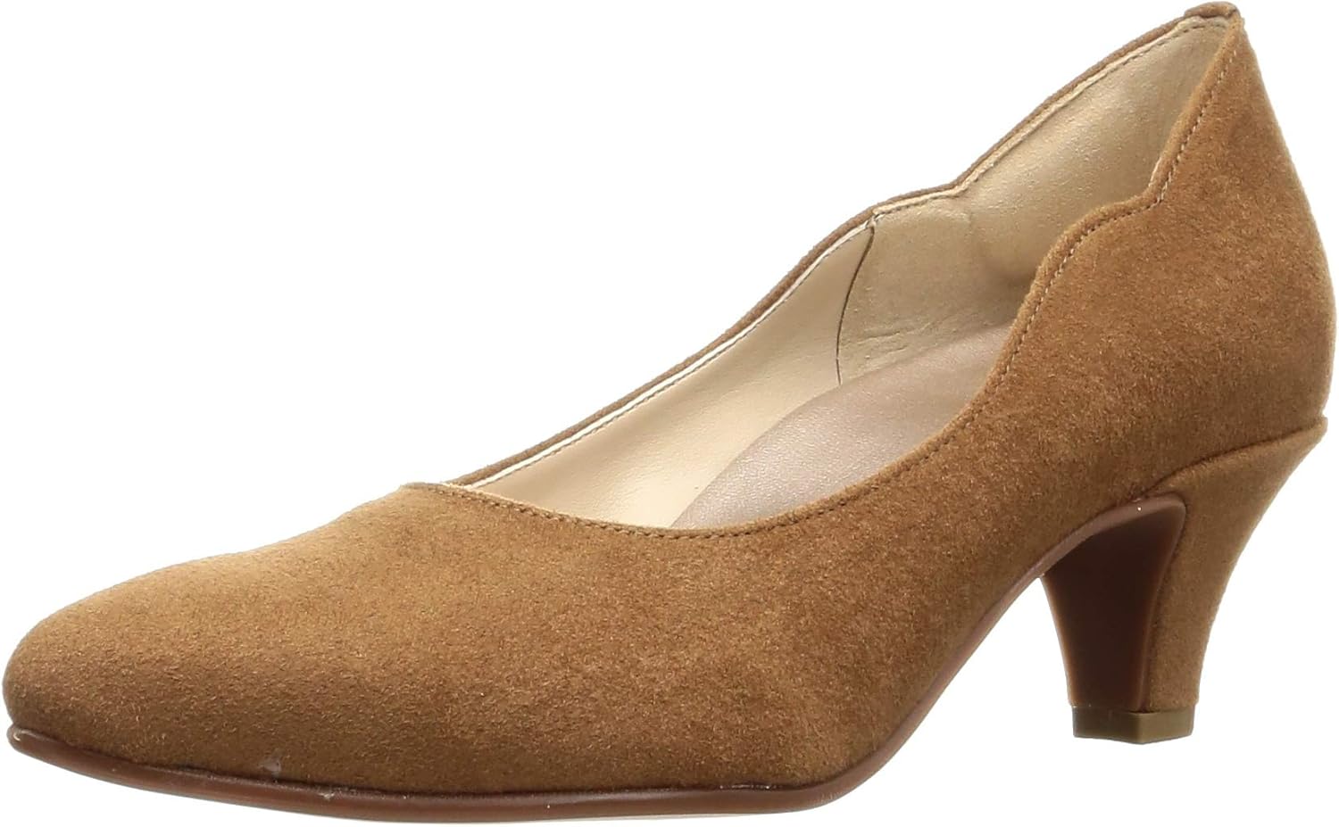 【ヴェリココ】velikoko ラクチンきれいシューズ パンプス M-608 レディース キャメルスエード調