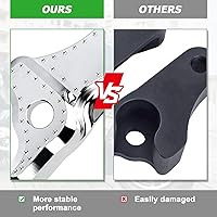 Vista 3 de Kit de bloques de bajada trasera de motocicleta de 2 pulgadas para Harley Davidson Touring Street Glide 2002-2023 (cromado)