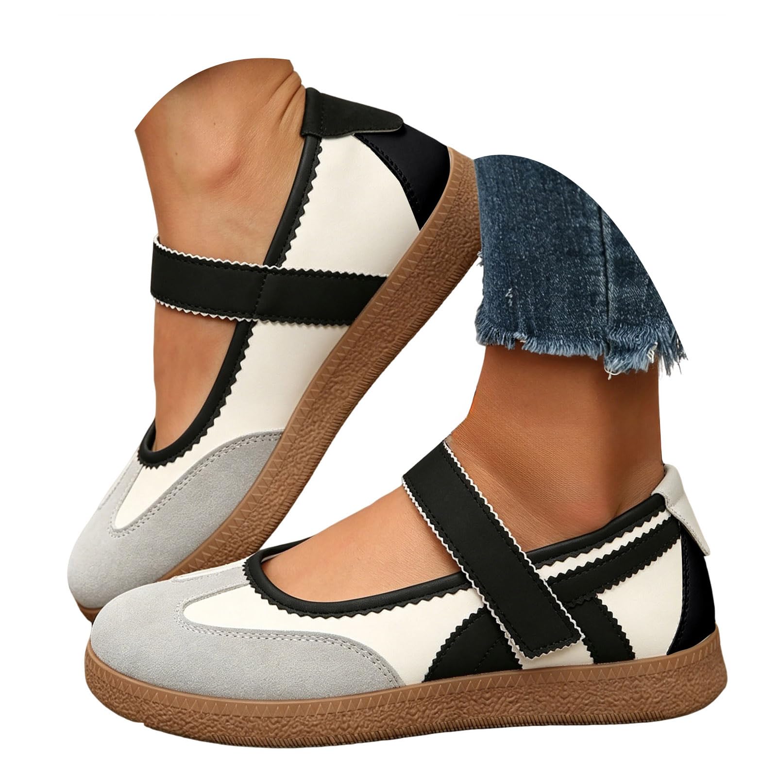 Women's Retro Mary Jane Shoes Fashion Sneakers