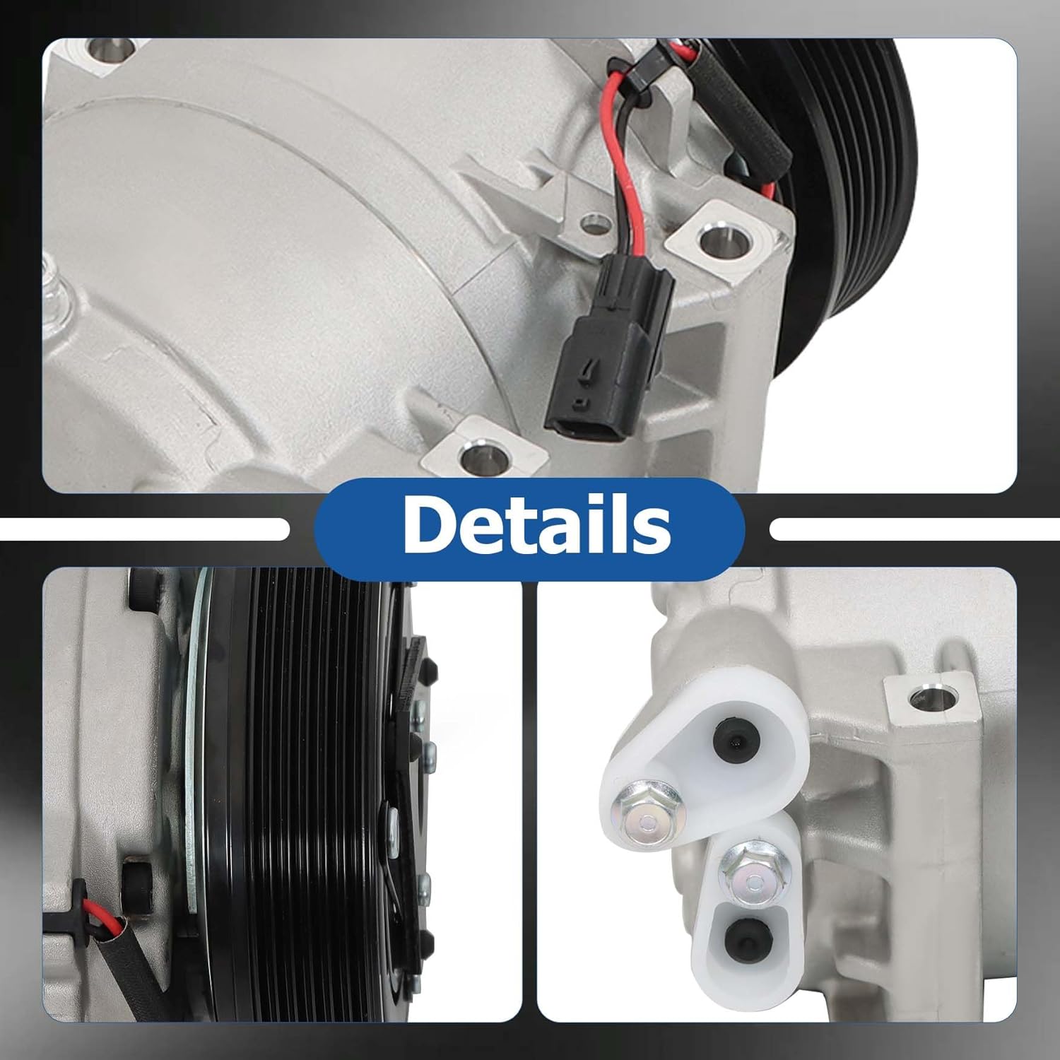 WFLNHB A/C Compressor Replacement for Nissan Rogue 2008-2013 CO11200C