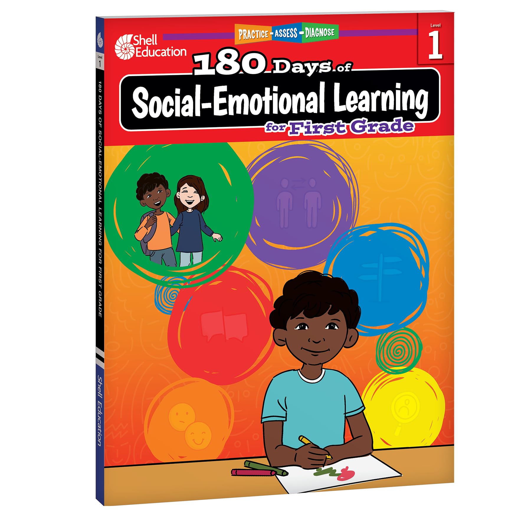 Snapklik.com : Shell Education 180 Days Social-Emotional Learning