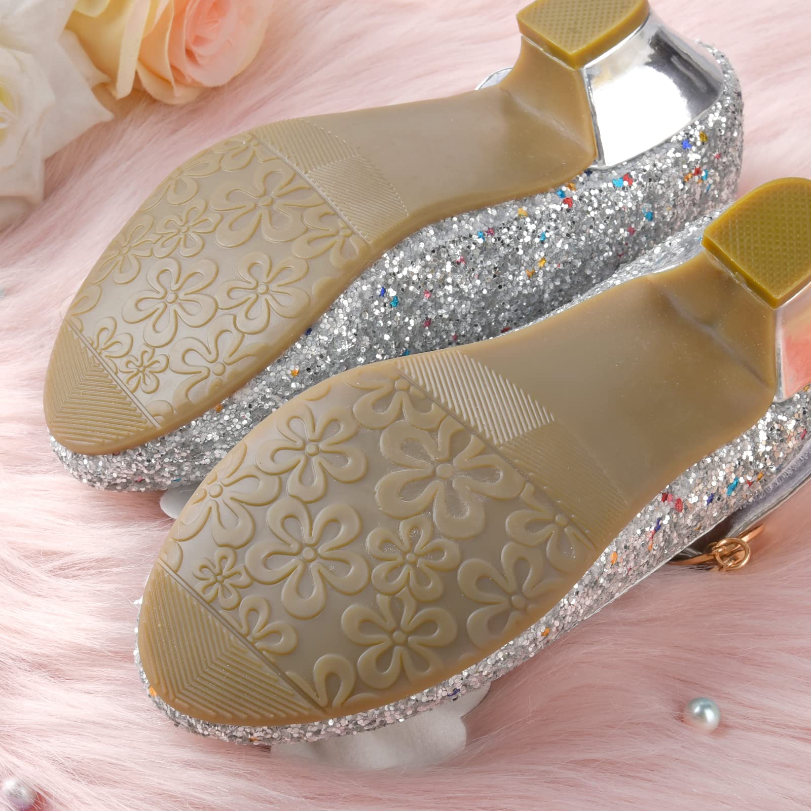 JerrisApparel Scarpe da Principessa per Ragazze Mary Janes Matrimonio Compleanno Festa