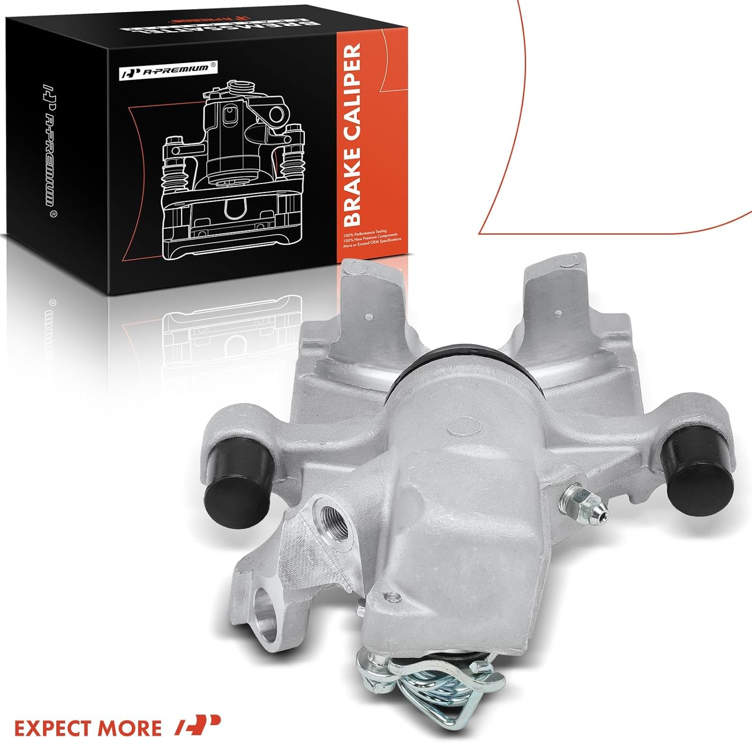 A-Premium Disc Brake Caliper Assembly without Bracket Compatible with Select Mini Models - Cooper R53 Series 2002-2003, Before 04/2003, L4 1.6L, Hatchback - Rear Right Passenger Side