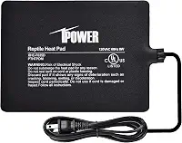 iPower Almofada de calor para répteis sob o tanque de terrário tapete de aquecimento para tartaruga, lagarto, sapo, cobra, réptil e outros animais pequenos, 15 x 20 cm, 20 cm