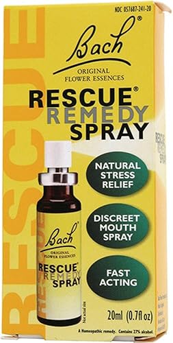 BACH Spray de remedio de rescate, 0.7 FZ