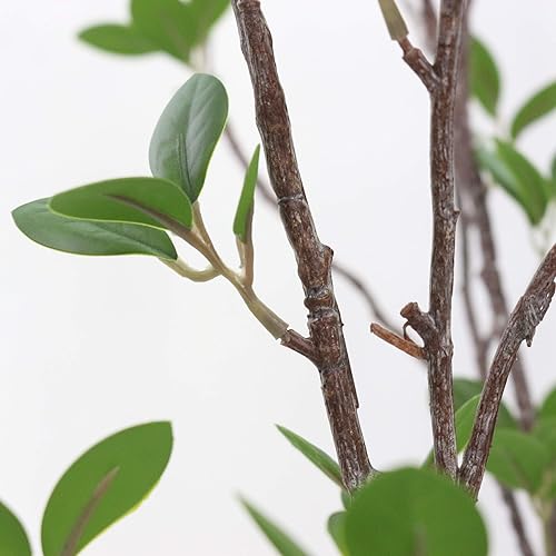 Miniatura 10 de JAROWN Ramas de árbol artificiales con hojas para decoración, tallos de vegetación sintética, 2 piezas de 43.31 pulgadas