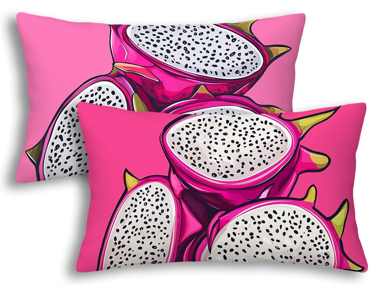 Fundas Cojines 40x60 Rosa para Renovar Sofás Desgastados Juego de 2
