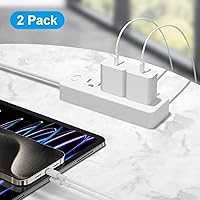 Vista 7 de iPhone 17 16 15 Charger Fast Charging 10FT - 20W USB C Charger Block with Type C Cable Compatible with iPhone 17/17 Pro/17 Pro Max/Air/16/16e/15