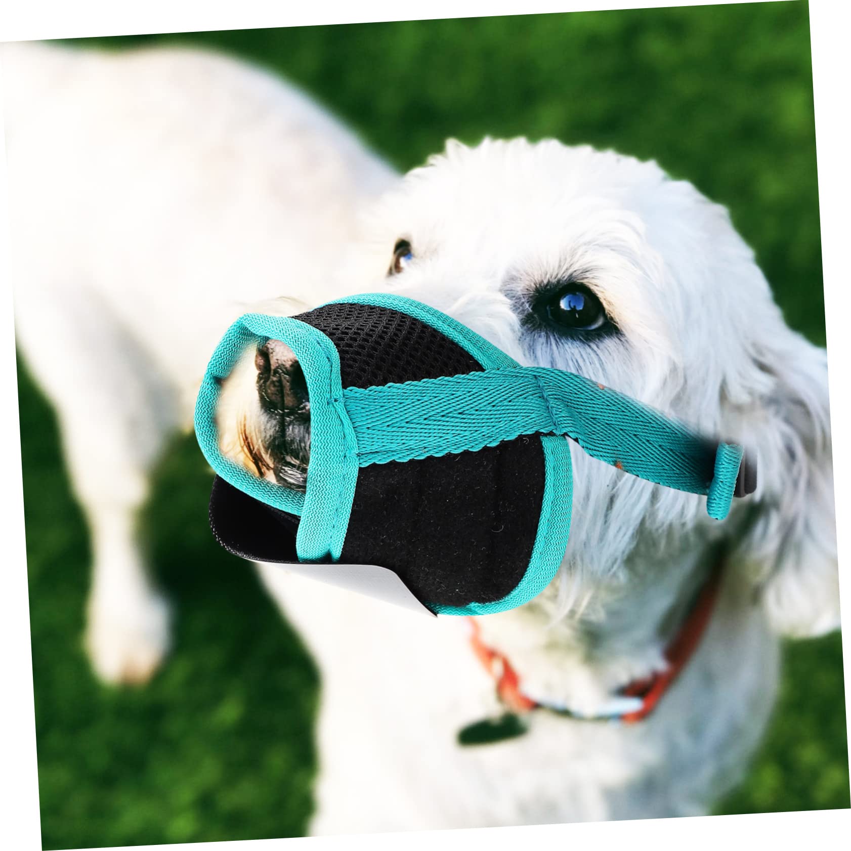 ifundom Biting Dog Muzzle Breathable Pet Mouth Cover for Outdoor Use Material Prevents Barking and Chewing for Dog Training and Walking