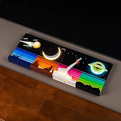 Miniatura 2 de Kit de luces LED compatible con Lego Tales of The Space Age, decoración de luces compatible con Lego 21340 (modelo no incluido)