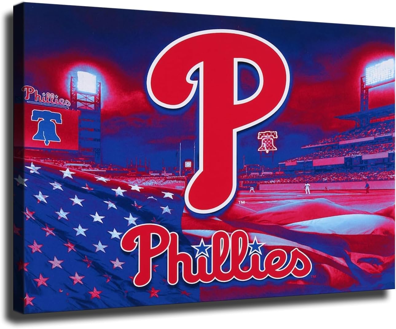 Philadelphia City Phillies Baseball Poster Sports
