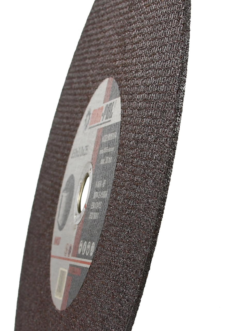 Lot de 5 disques à tronçonner, diamètre du disque 400 mm, diamètre du trou 32 mm, épaisseur 4 mm, pour tronçonneuse pour métal