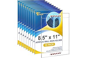 Versatile Wall Flyer Holder for Easy Display of Vital Information