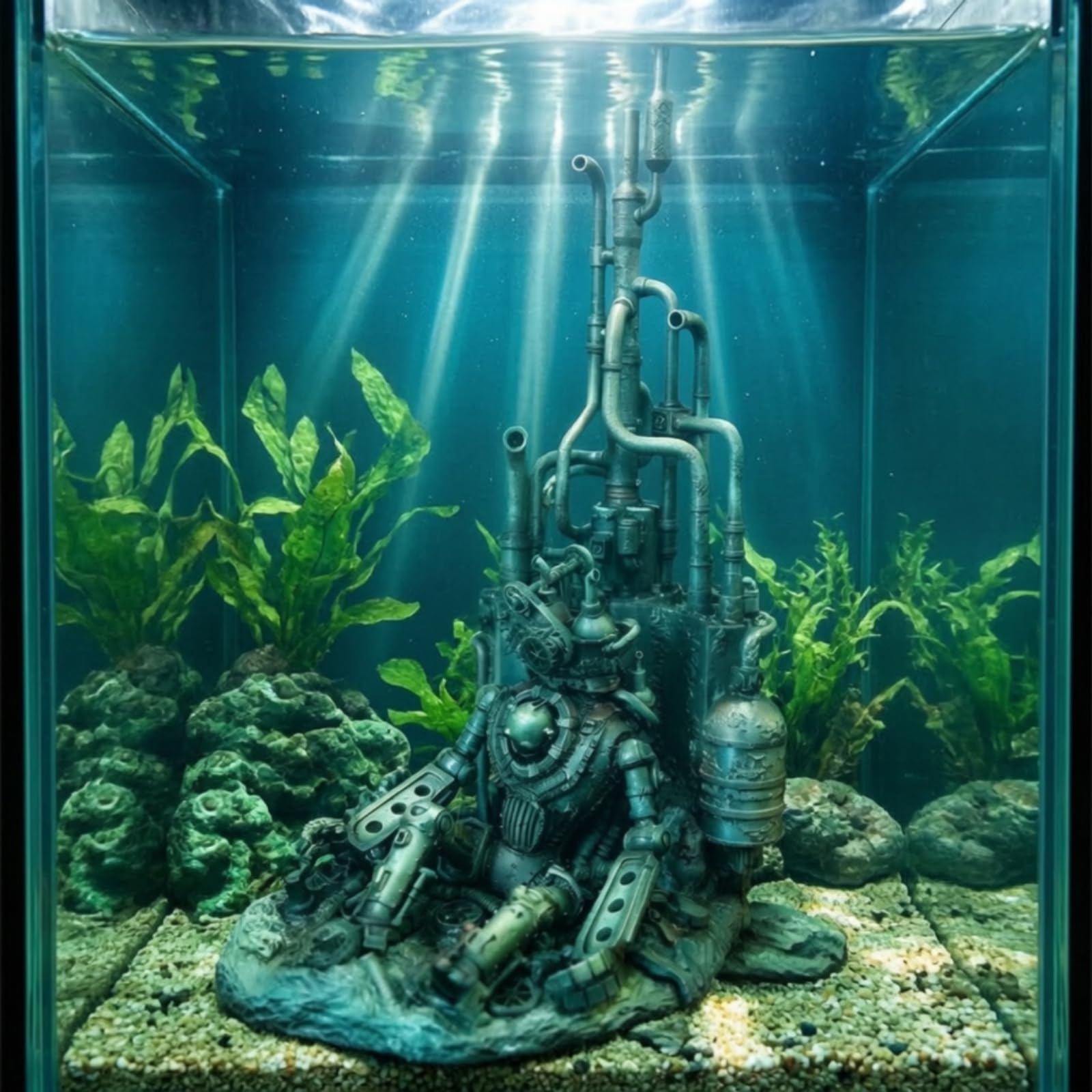 Verwittert Aquariumversteck