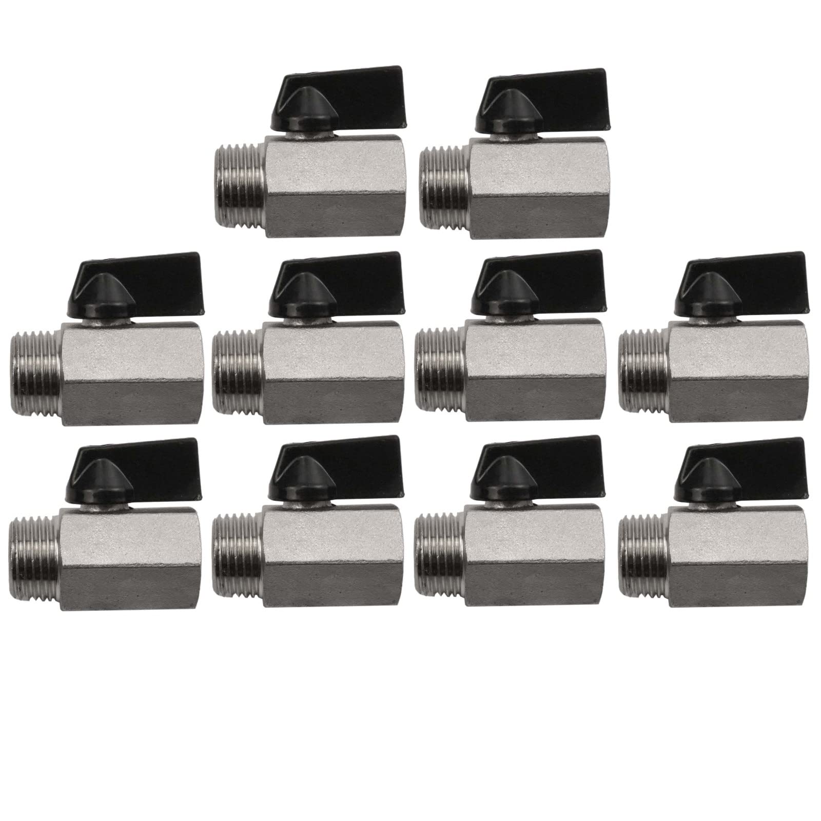 EFFEBI Total 0101 Valvola Sfera 1 Femmina/Femmina Con Leva Alluminio 8016218000857