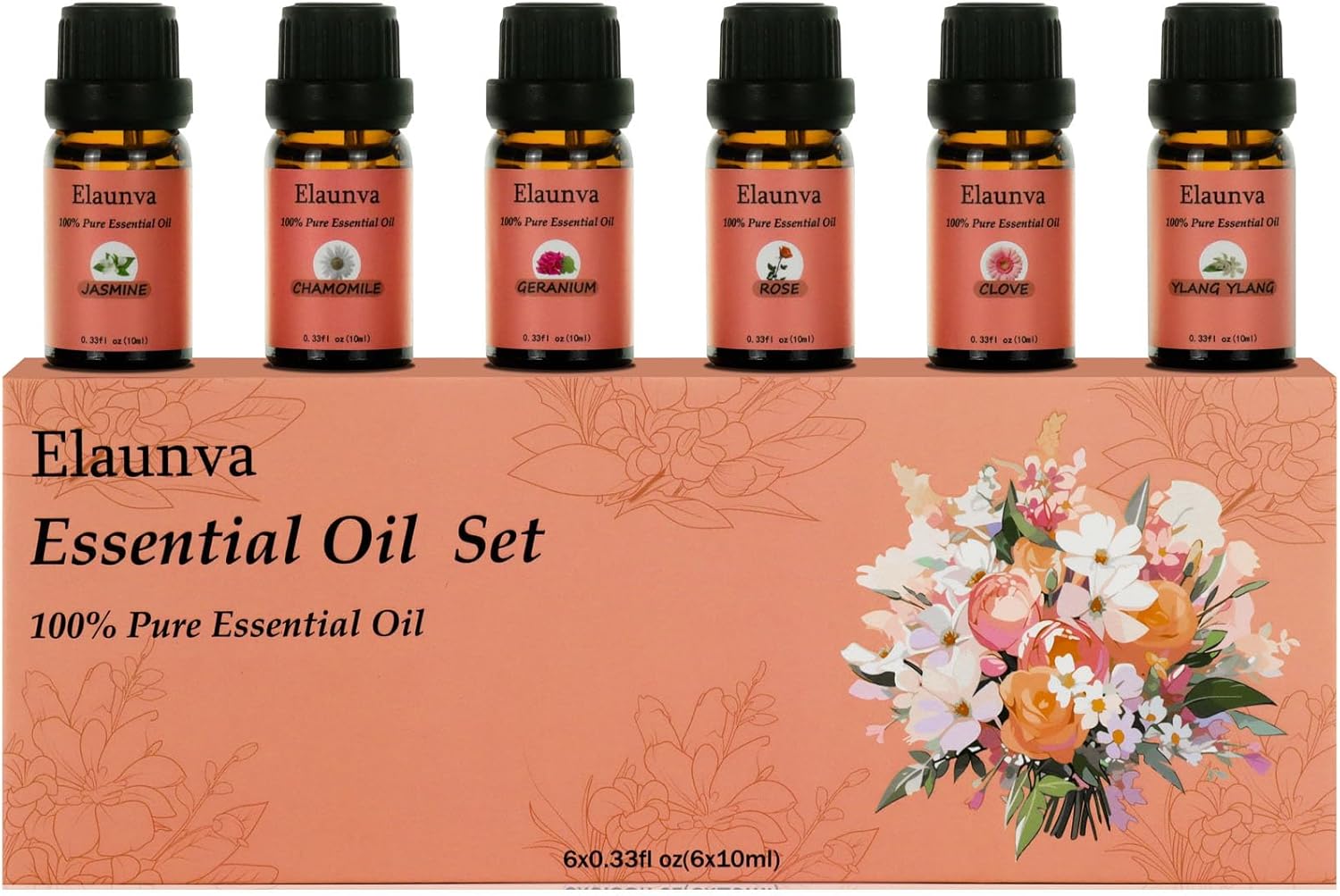 essential oils set,6ct