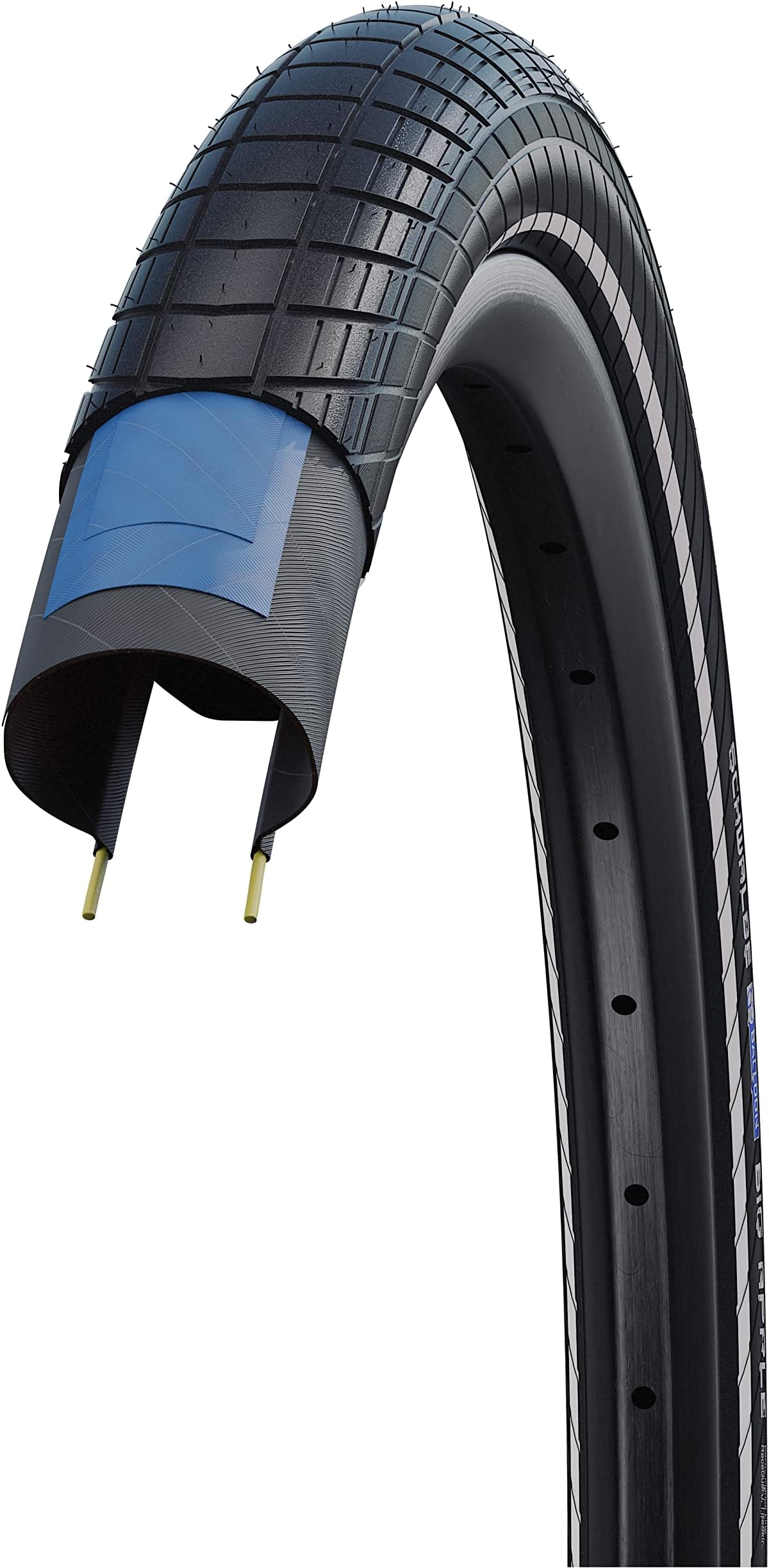 SCHWALBEBig Apple RaceGuard RLX Wire Bead Tire (20X2.0-Inch)