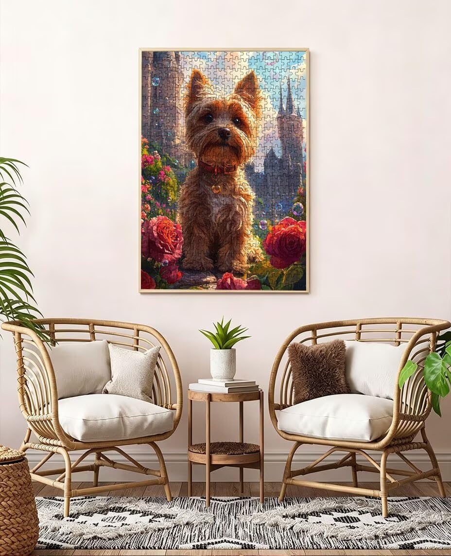 Puzzle 2000 elementów, kwiaty dorosły pies puzzle 2000, klasyczne puzzle, gra edukacyjna puzzle, niemożliwe wyzwanie, gra zręcznościowa dla całej rodziny, dekoracja ścian BXHZW4-412