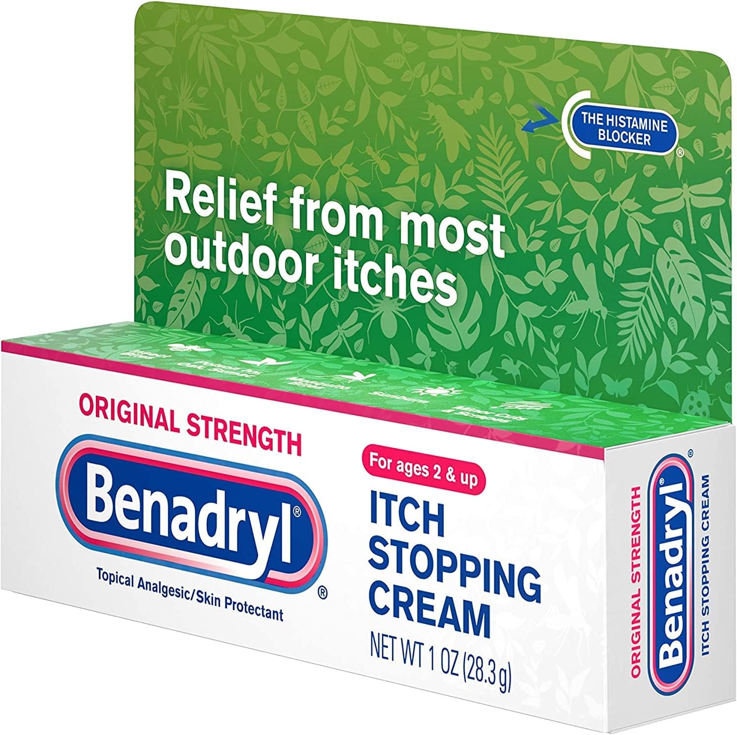 Benadryl Itch Stopping Cream Original Strength 1 oz (Pack of 4) : Health & Household