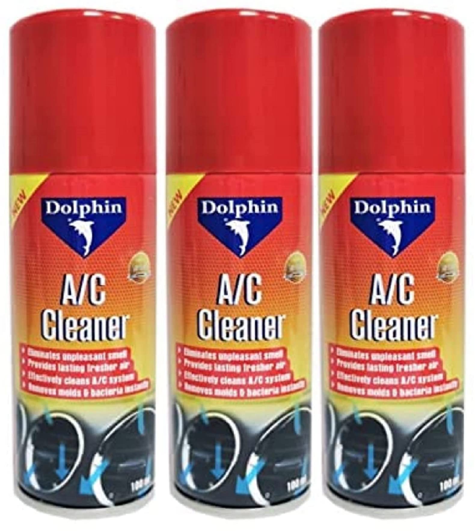 Dolphin Ac Cleaner And Sanitizer (Pack Of 3)" EDS"