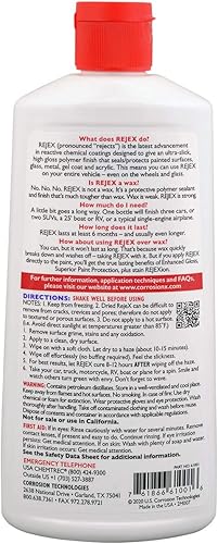 Miniatura 4 de Corrosion Technologies RejeX 61041 (4 onzas líquidas) - Acabado de alto brillo que protege  Para todos los vehículos  Pintura de matriz cerámica y
