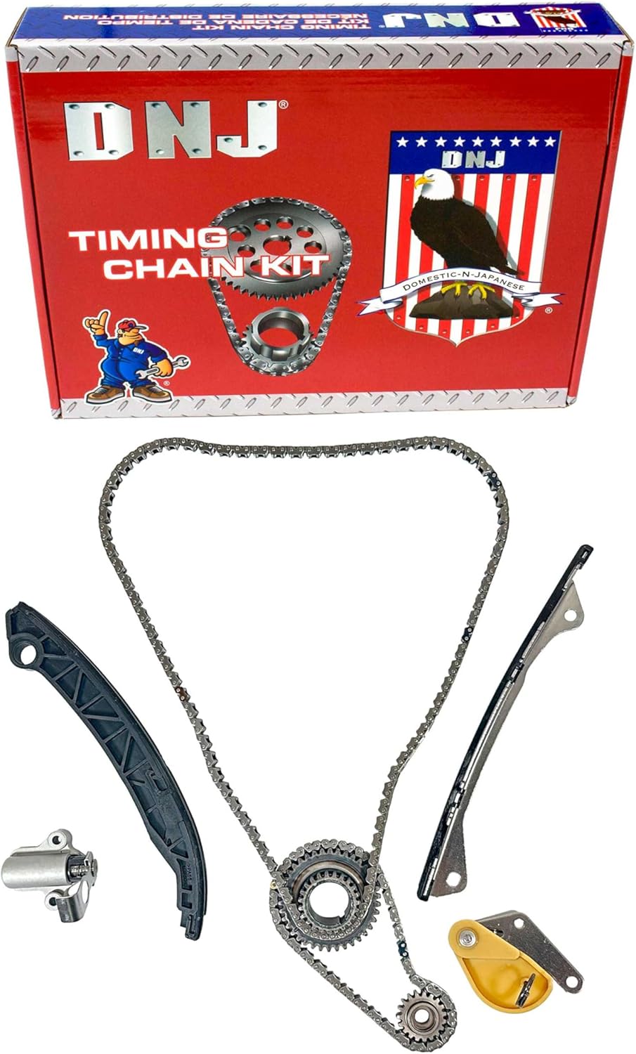 DNJ TK674 Timing Chain Kit for 2013-2019 Nissan Sentra 1.8L L4 16V DOHC 1798cc