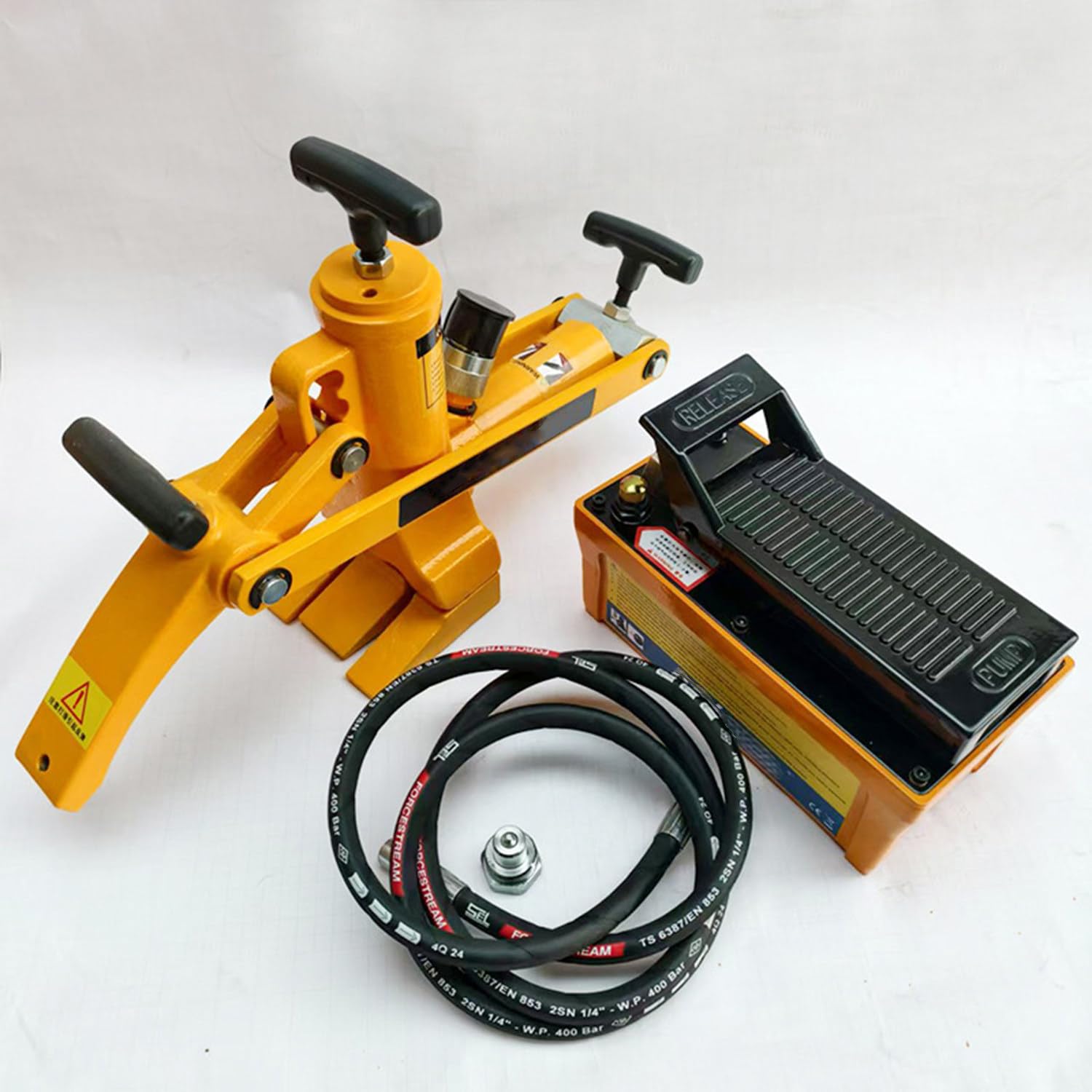 Kit per Riparazione Pneumatici Idraulici Strumento Manuale Portatile Smontagomme Auto Manuale per Stallonatori per Pneumatici per la Riparazione di Autocarri