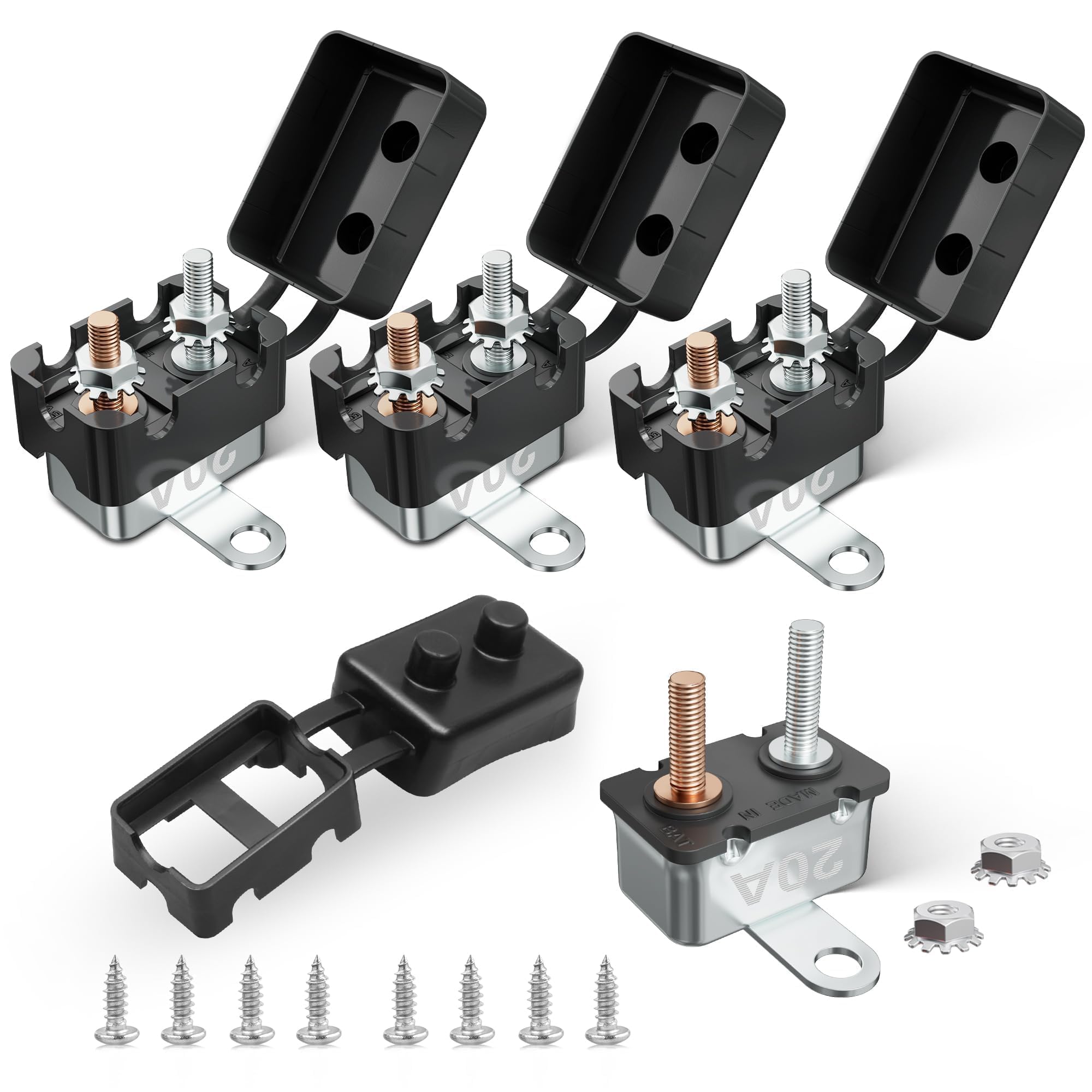 Amazon.com: RED WOLF (20A 4PCS) DC 6V-50V Automatic Reset Circuit