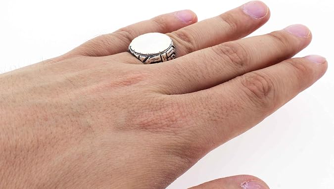 Solid 925 Sterling Silver The Pit Cukur Yamac Men's Ring