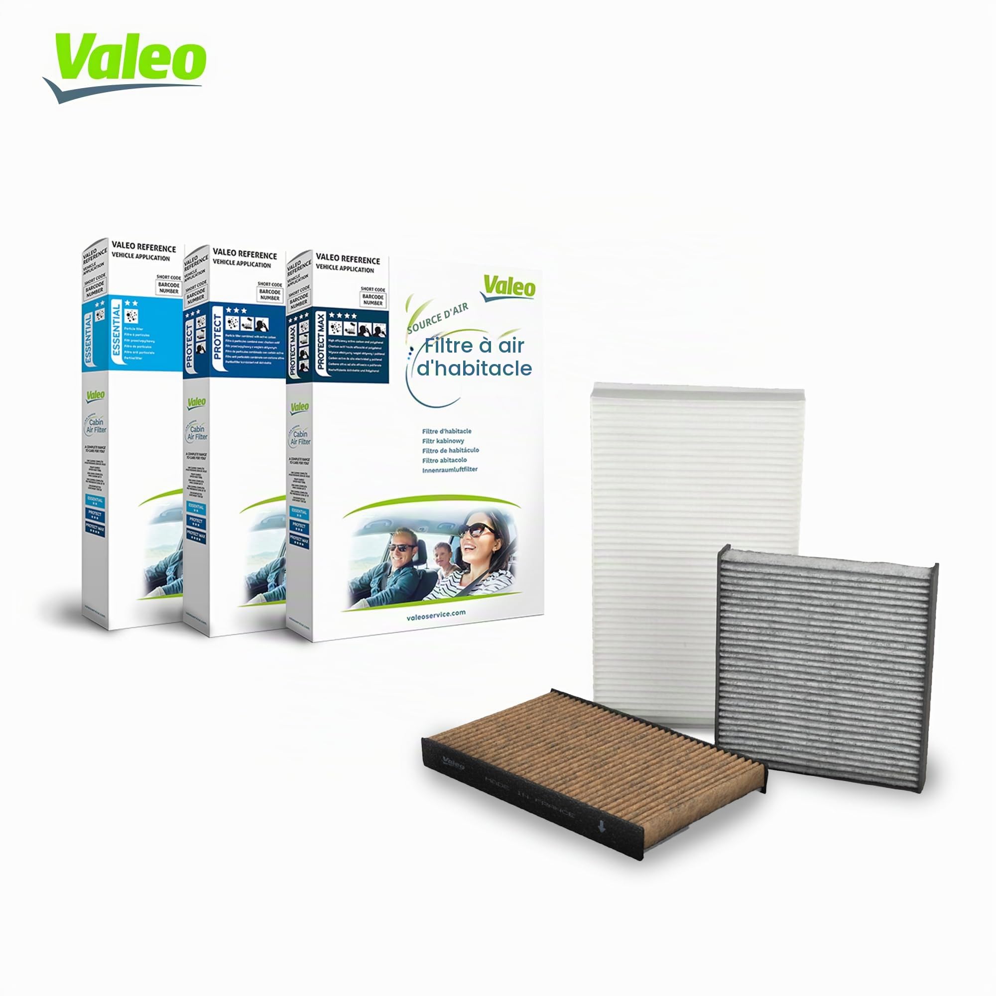 Valeo Filtre d'Habitacle Protect Max 701019 - Anti-Allergènes | Compatible avec: BMW 1, 1, 2 Cabriolet, 2 Coupe, 3, 3 Gran Turismo, 3 Touring, 4 Cabriolet, 4 Coupe, 4 Gran Coupe