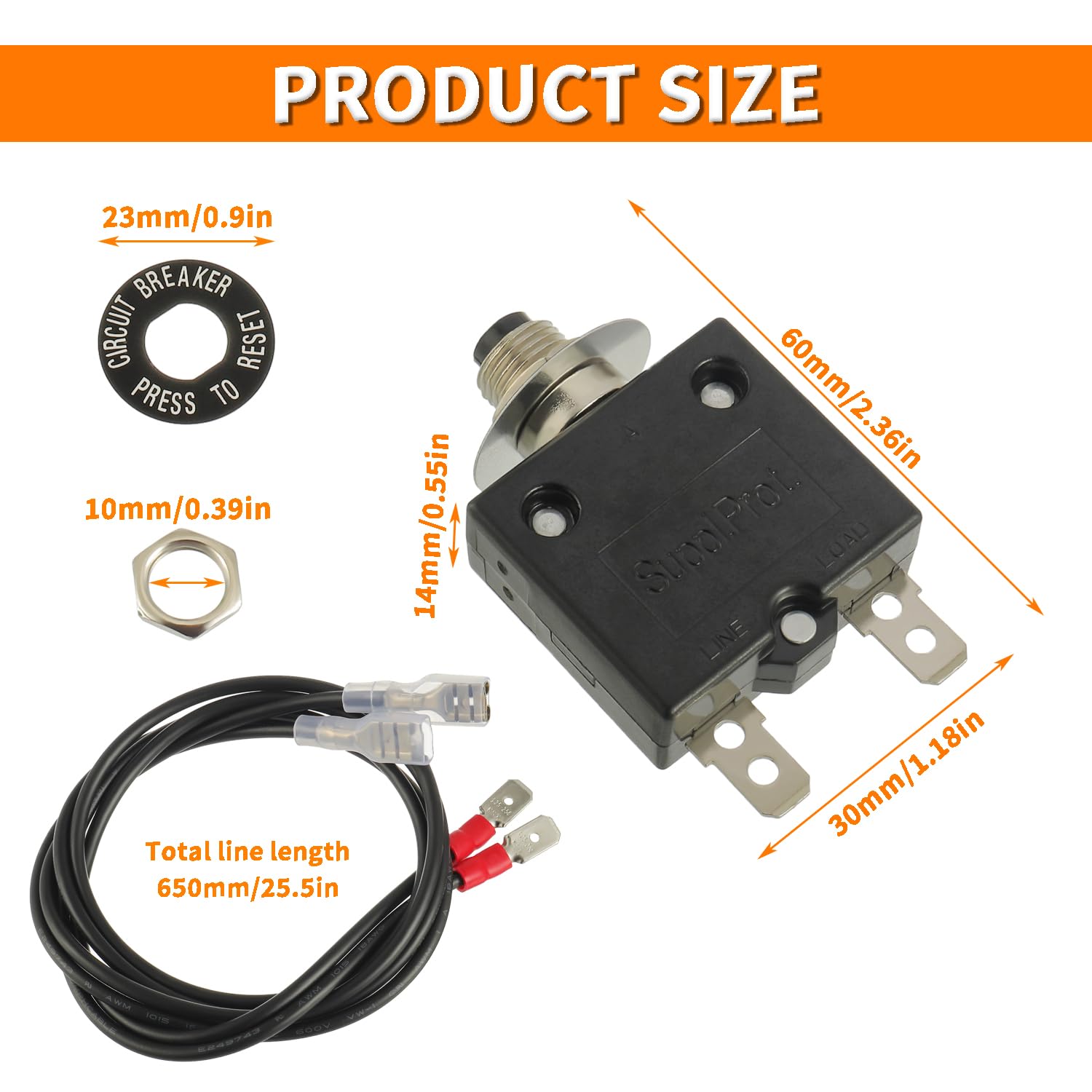 3 AMP Resettable Fuse HVAC Tools — Amazon image 2