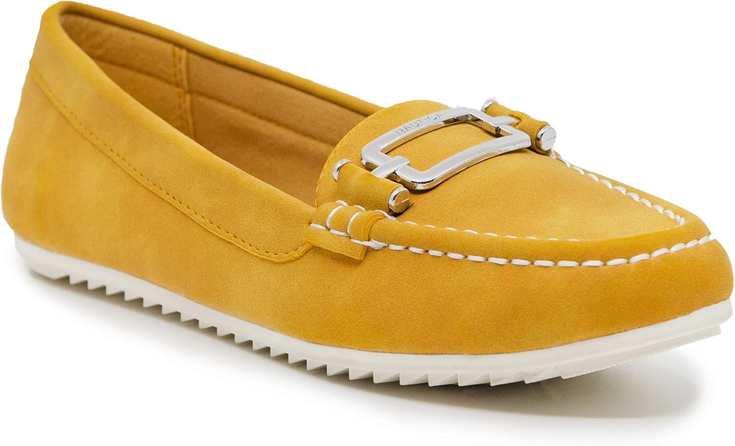 Nautica Women Loafers Round Toe Moccasins Slip On Flats Fashion Shoes