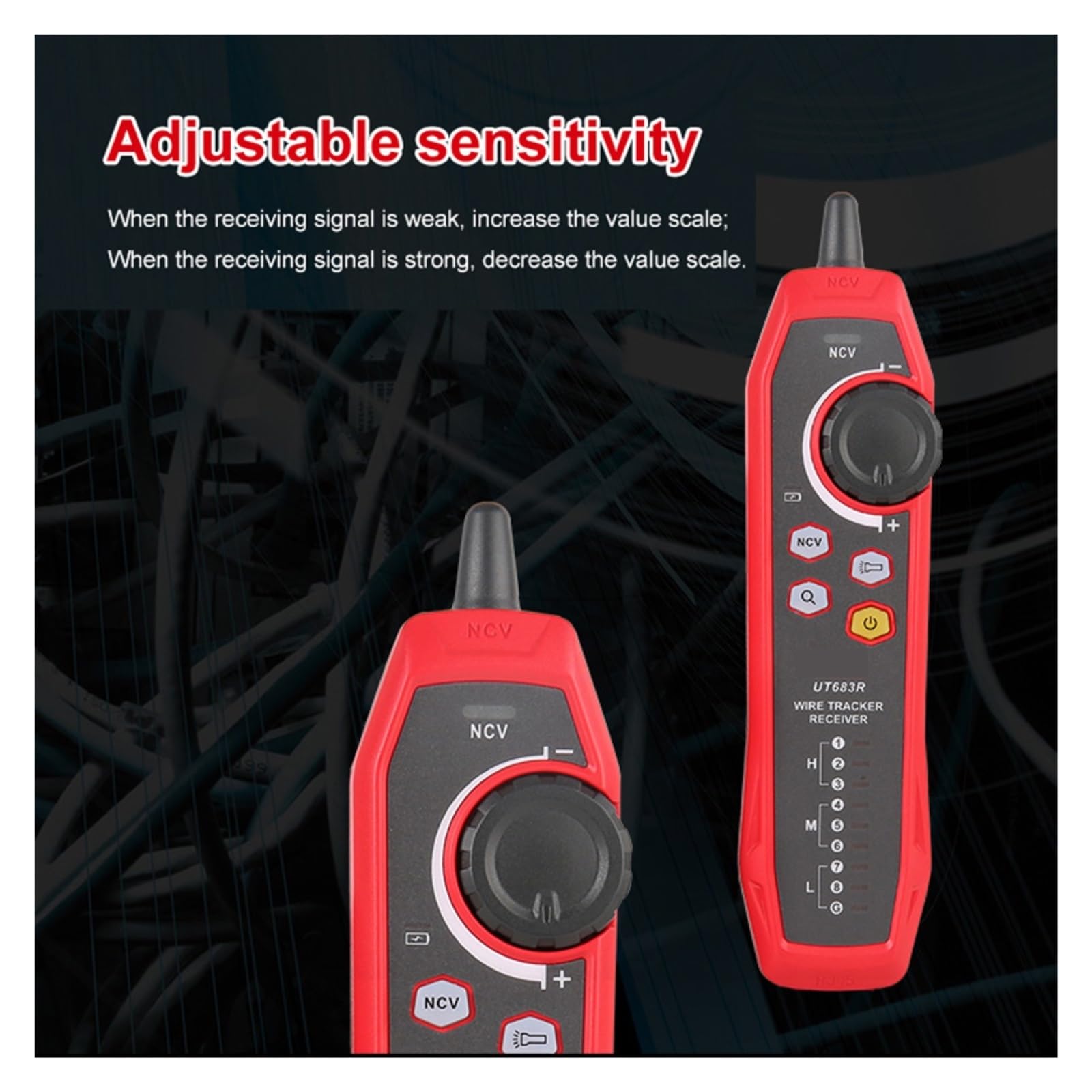 Netzwerktester Netzwerkkabel-Tracer Kabel-Tracer Telefonleitungsfinder Fix Netzwerk-Tools Leicht Und Tragbar
