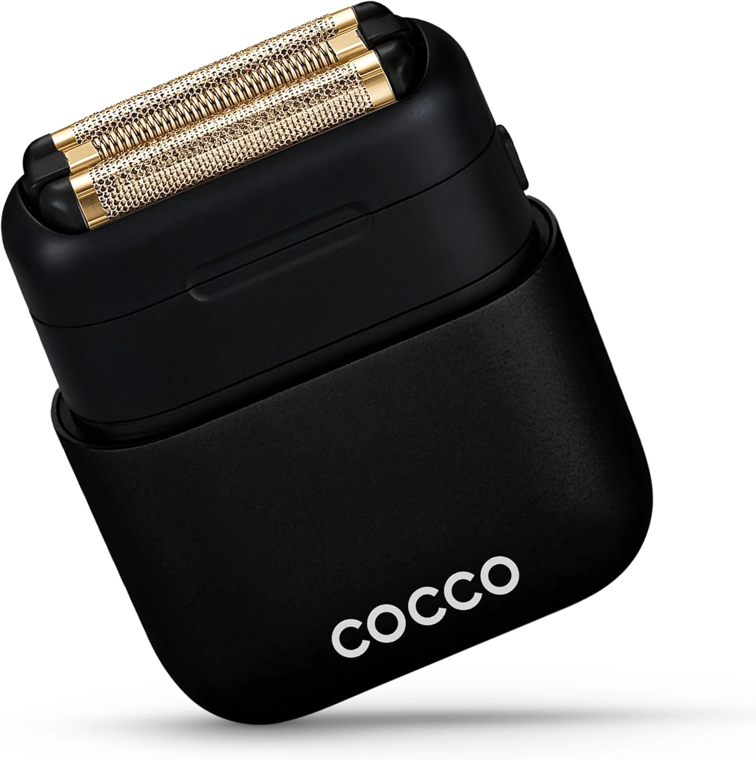 COCCO IMPACTO Foil Shaver for Men, Triple Gold Foil Electric Razor, Head Shaver for Bald Men, Wet & Dry Use, Magnetic Replaceable Head, Intelligent Accelerator, 90-Min Runtime – (Black)