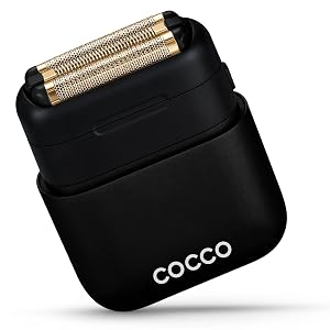 COCCO IMPACTO Foil Shaver for Men Triple Gold Foil Electric Razor Head Shaver for Bald Men Wet Dry