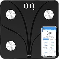 Vista 1 de Vitafit Smart Bathroom Scale for Body Weight, Weight Scale Professional Factory Since 2001, App Sync 13 Body Composition Analyzer BMI, Body Fat and