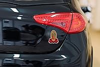 Vista 4 de Virgen de Guadalupe Calcomanía de la Virgen María (3.8 x 4.75 pulgadas)