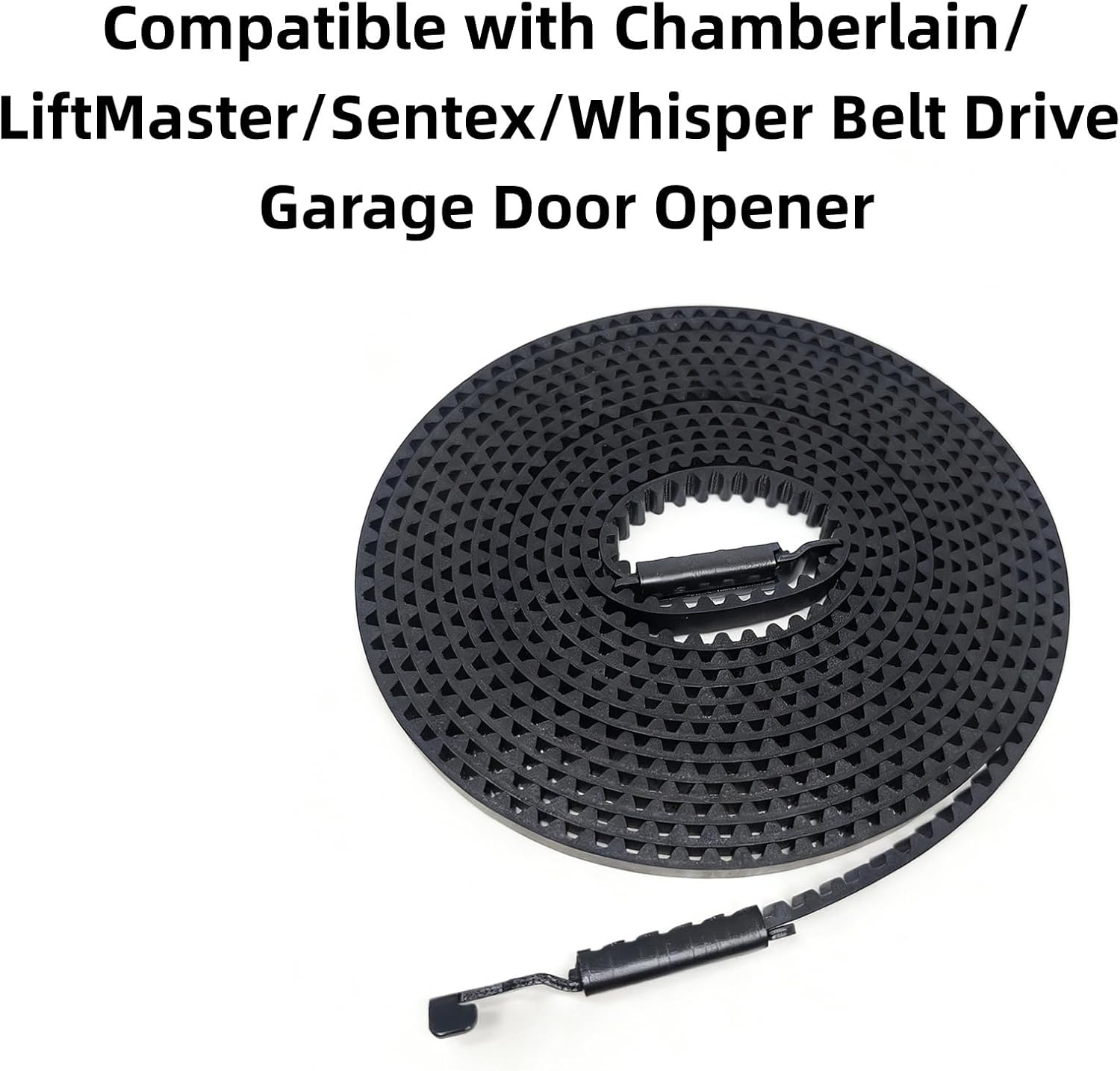 Garage Door Drive Belt Assembly 41A5250 - for 7' Liftmaster, Sears, 237" Chamberlain Garage - Compatible with Chamberlain/LiftMaster/Sentex/Whisper Belt Drive Garage Door Opener