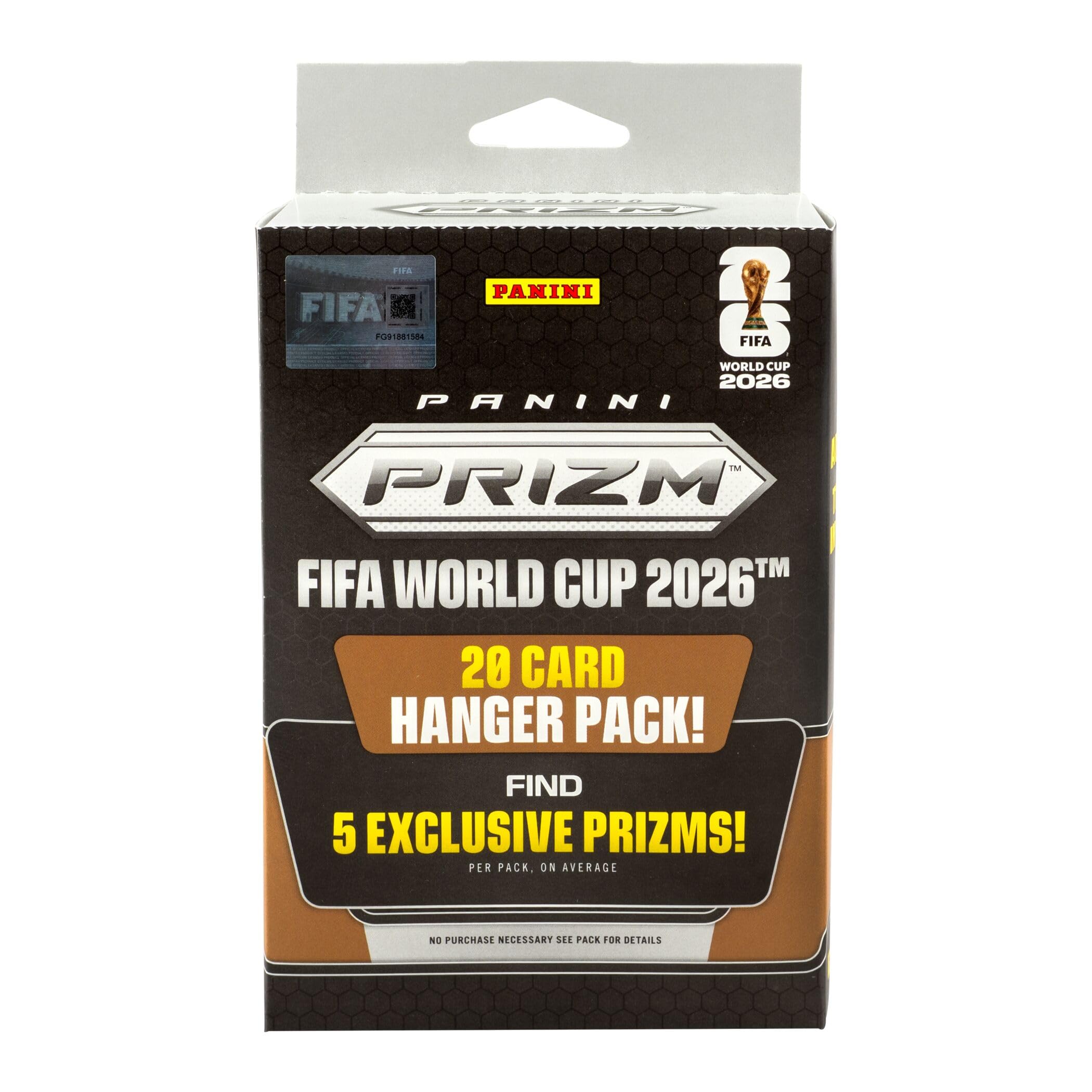 2026 Panini Prizm World Cup Soccer Exclusive Trading Cards Hanger Box