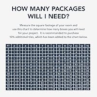 Vista 4 de FloorPops FP3931 Azulejos negros Biscotto adhesivos para el suelo