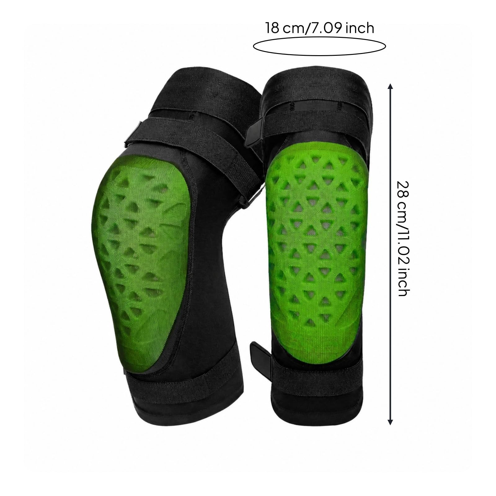 Genouillère Ski Rembourré Genouillère avec Sangles Réglables Réglable Sangle Rotulienne pour Sportifs, Sports d'hiver