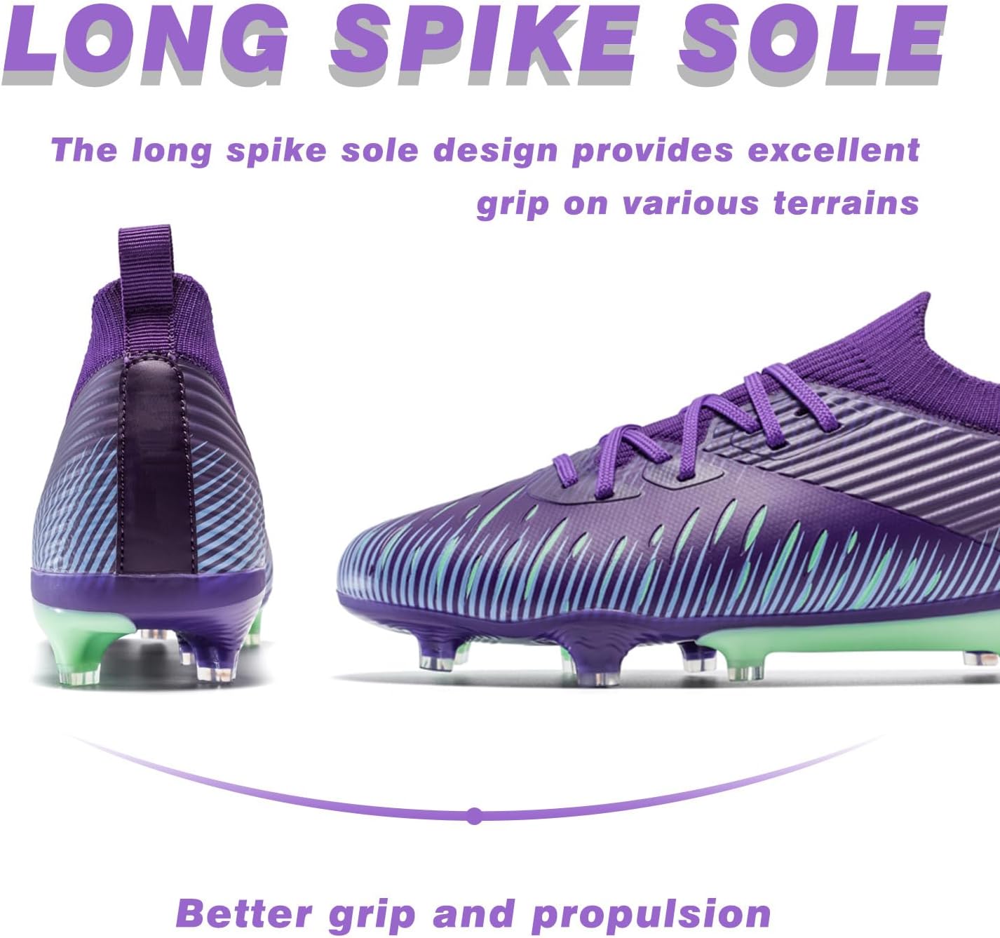Women Soccer Unisex-Adult Indoor Soccer Shoes Youth Outdoor Training Turf Football Shoes Light-Weight Rugby Boots Big Boys