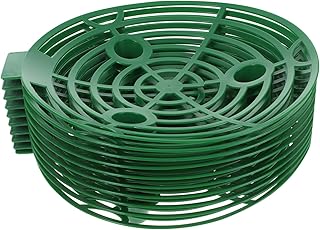 KONTONTY 10 Pçs Suporte De Morango Plantas De Vegetais Bandeja Verde Suporte De Plástico Moldura De Plantio De Morango Evitar Racks De Podridão Do Solo Suporte De Planta De Morango