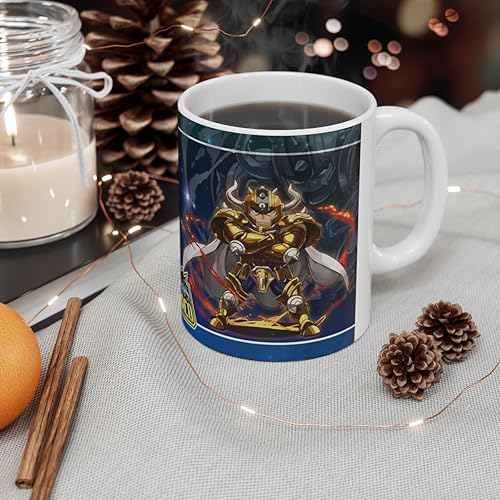 Miniatura 3 de Tauro, Los Caballeros del Zodiaco, Taza Ceramig 11 Oz