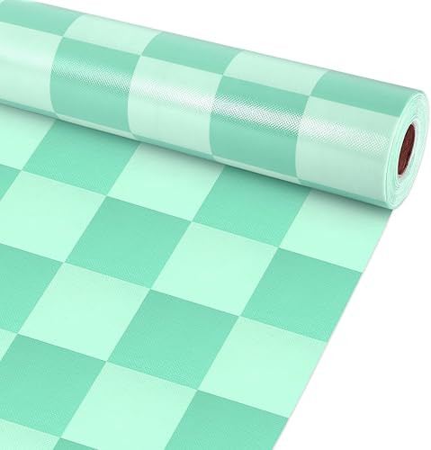 Miniatura 15 de Rollo de tablón de anuncios de color rosa a cuadros, color rosa pastel, reutilizable, impermeable, borrable, de tela no tejida, tablón de anuncios