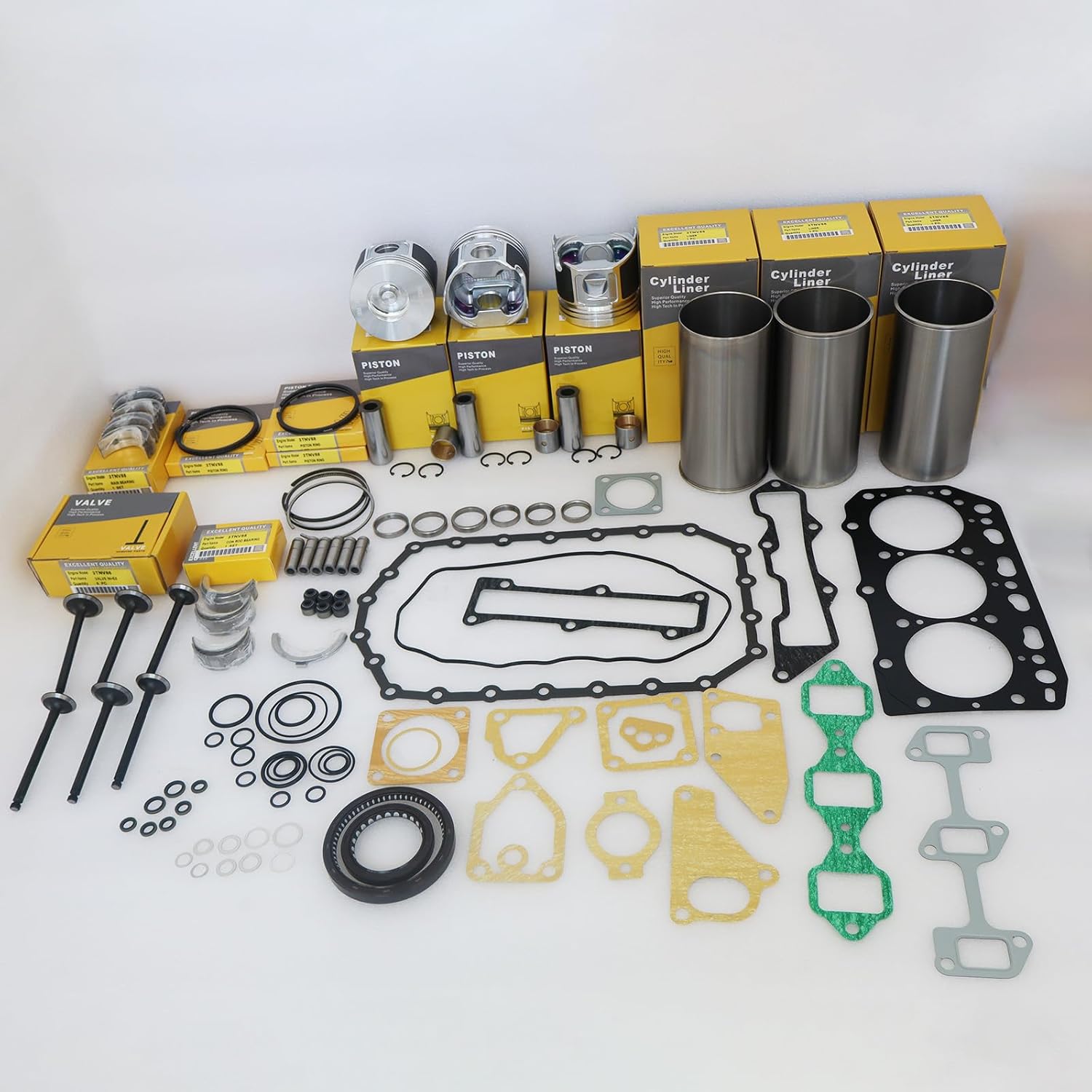 3TNV88 Engine Overhaul Kit 3TNV88 Compatible for JD tractor