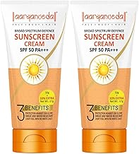 Aryanveda Sunscreen Spf 50 PA+++ UV Protection for Women & Men with All Day Hydration 67gm Each (Pack of 2)